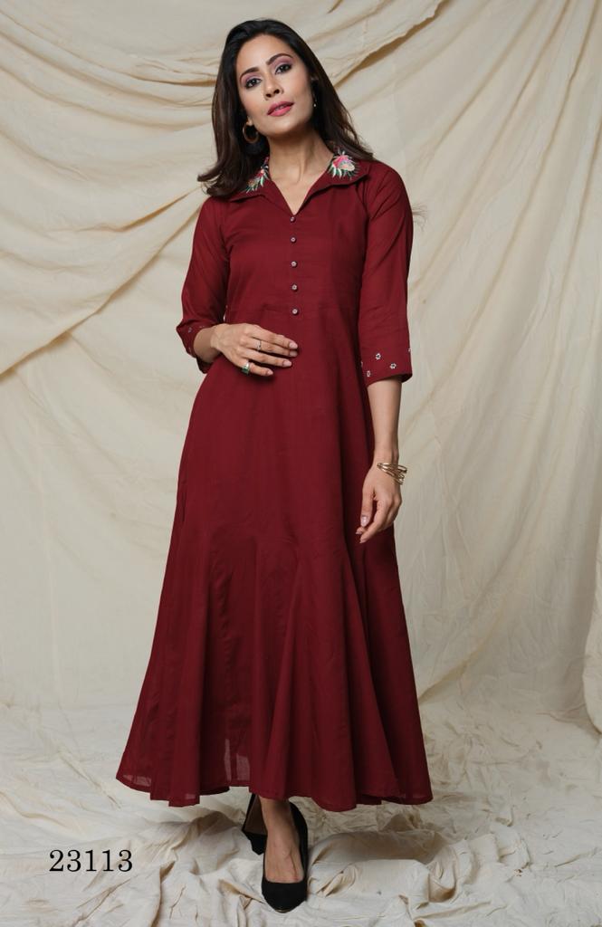 Mal Mal 23111-23114 Party Wear Kurtis Catalog